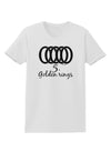 Five Golden Rings Text Womens T-Shirt-Womens T-Shirt-TooLoud-White-X-Small-Davson Sales