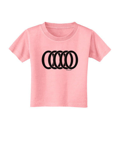 Five Golden Rings Toddler T-Shirt-Toddler T-Shirt-TooLoud-Candy-Pink-2T-Davson Sales