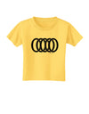 Five Golden Rings Toddler T-Shirt-Toddler T-Shirt-TooLoud-Yellow-2T-Davson Sales