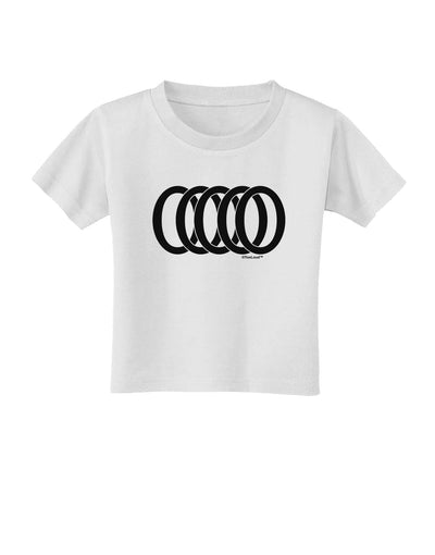 Five Golden Rings Toddler T-Shirt-Toddler T-Shirt-TooLoud-White-2T-Davson Sales