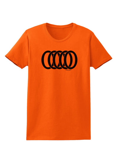 Five Golden Rings Womens T-Shirt-Womens T-Shirt-TooLoud-Orange-X-Small-Davson Sales