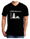 Flatten the Curve Graph Adult V-Neck T-shirt-Mens T-Shirt-TooLoud-Black-Small-Davson Sales