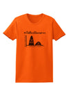 Flatten the Curve Graph Womens T-Shirt-Womens T-Shirt-TooLoud-Orange-Small-Davson Sales