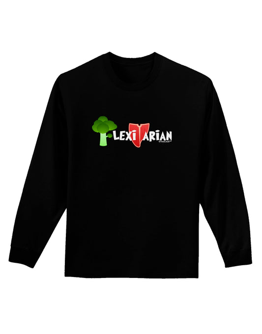 Flexitarian Adult Long Sleeve Dark T-Shirt by TooLoud-TooLoud-Black-Small-Davson Sales