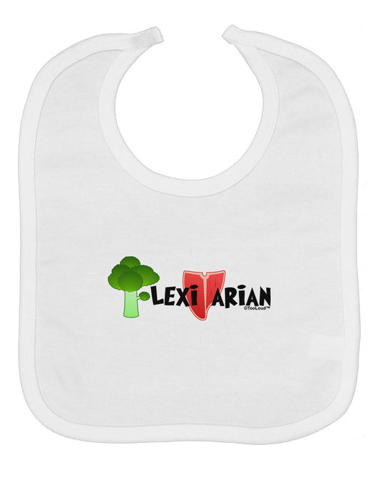 Flexitarian Baby Bib by TooLoud