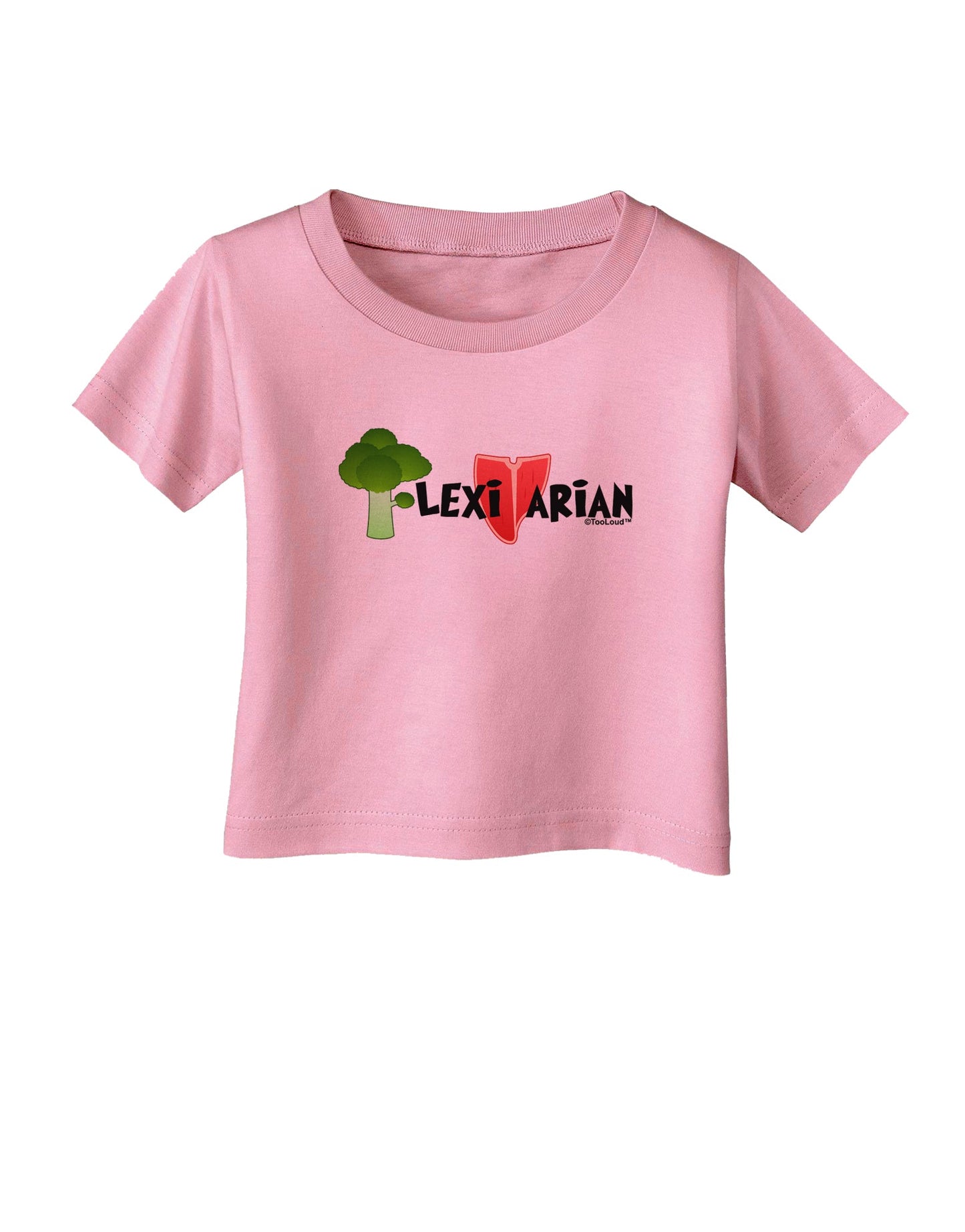 Flexitarian Infant T-Shirt by TooLoud-Infant T-Shirt-TooLoud-Candy-Pink-06-Months-Davson Sales