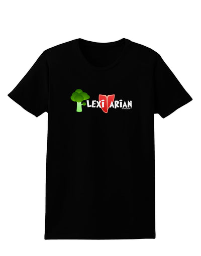 Flexitarian Womens Dark T-Shirt by TooLoud-Womens T-Shirt-TooLoud-Black-X-Small-Davson Sales