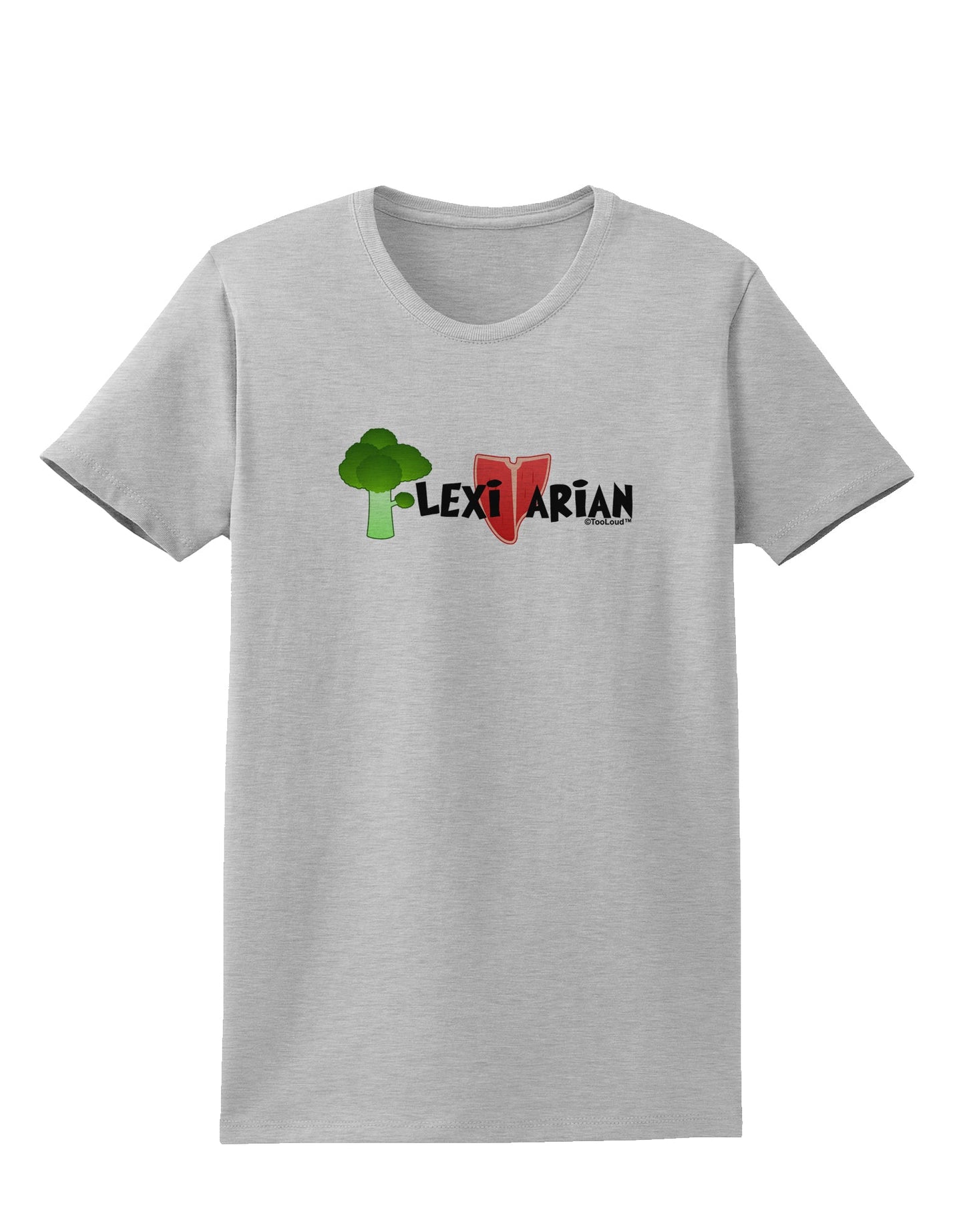 Flexitarian Womens T-Shirt by TooLoud-Womens T-Shirt-TooLoud-AshGray-X-Small-Davson Sales