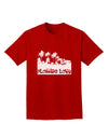 Florida Love - Palm Trees Cutout Design Adult Dark T-Shirt by TooLoud-Mens T-Shirt-TooLoud-Red-Small-Davson Sales