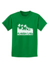 Florida Love - Palm Trees Cutout Design Childrens Dark T-Shirt by TooLoud-Childrens T-Shirt-TooLoud-Kelly-Green-X-Small-Davson Sales