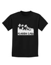 Florida Love - Palm Trees Cutout Design Childrens Dark T-Shirt by TooLoud-Childrens T-Shirt-TooLoud-Black-X-Small-Davson Sales