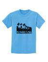 Florida Love - Palm Trees Cutout Design Childrens T-Shirt by TooLoud-Childrens T-Shirt-TooLoud-Aquatic-Blue-X-Small-Davson Sales