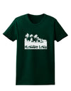 Florida Love - Palm Trees Cutout Design Womens Dark T-Shirt by TooLoud-TooLoud-Forest-Green-Small-Davson Sales