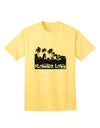 Florida Palm Trees Cutout Design Adult T-Shirt by TooLoud: A Captivating Expression of Love for the Sunshine State-Mens T-shirts-TooLoud-Yellow-Small-Davson Sales