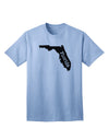 Florida - United States Shape Adult T-Shirt by TooLoud: A Stylish Representation of Florida's Iconic Shape-Mens T-shirts-TooLoud-Light-Blue-Small-Davson Sales