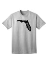 Florida - United States Shape Adult T-Shirt by TooLoud: A Stylish Representation of Florida's Iconic Shape-Mens T-shirts-TooLoud-AshGray-Small-Davson Sales