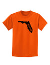 Florida - United States Shape Childrens T-Shirt by TooLoud-Childrens T-Shirt-TooLoud-Orange-X-Small-Davson Sales