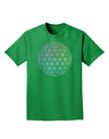 Flower of Life Circle Adult Dark T-Shirt-Mens T-Shirt-TooLoud-Kelly-Green-Small-Davson Sales