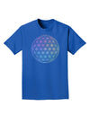 Flower of Life Circle Adult Dark T-Shirt-Mens T-Shirt-TooLoud-Royal-Blue-Small-Davson Sales