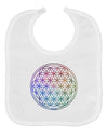 Flower of Life Circle Baby Bib