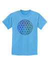 Flower of Life Circle Childrens T-Shirt-Childrens T-Shirt-TooLoud-Aquatic-Blue-X-Small-Davson Sales