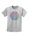 Flower of Life Circle Childrens T-Shirt-Childrens T-Shirt-TooLoud-AshGray-X-Small-Davson Sales