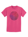 Flower of Life Circle Childrens T-Shirt-Childrens T-Shirt-TooLoud-Sangria-X-Small-Davson Sales