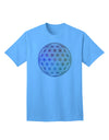 Flower of Life Circle - Premium Adult T-Shirt Collection-Mens T-shirts-TooLoud-Aquatic-Blue-Small-Davson Sales