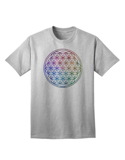 Flower of Life Circle - Premium Adult T-Shirt Collection-Mens T-shirts-TooLoud-AshGray-Small-Davson Sales