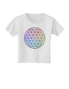 Flower of Life Circle Toddler T-Shirt-Toddler T-Shirt-TooLoud-White-2T-Davson Sales