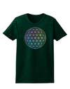 Flower of Life Circle Womens Dark T-Shirt-TooLoud-Forest-Green-Small-Davson Sales