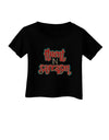 Fluent in Sarcasm Infant T-Shirt Dark-Infant T-Shirt-TooLoud-Black-06-Months-Davson Sales