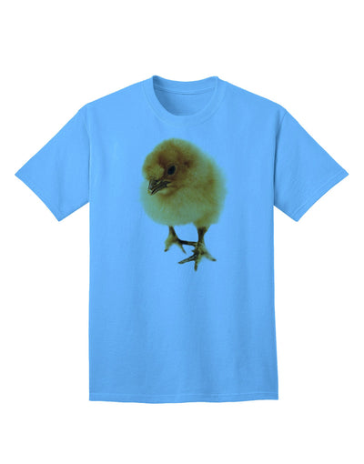 Fluffy Chick Adult T-Shirt: Premium Quality, Comfort & Style-Mens T-shirts-TooLoud-Aquatic-Blue-Small-Davson Sales