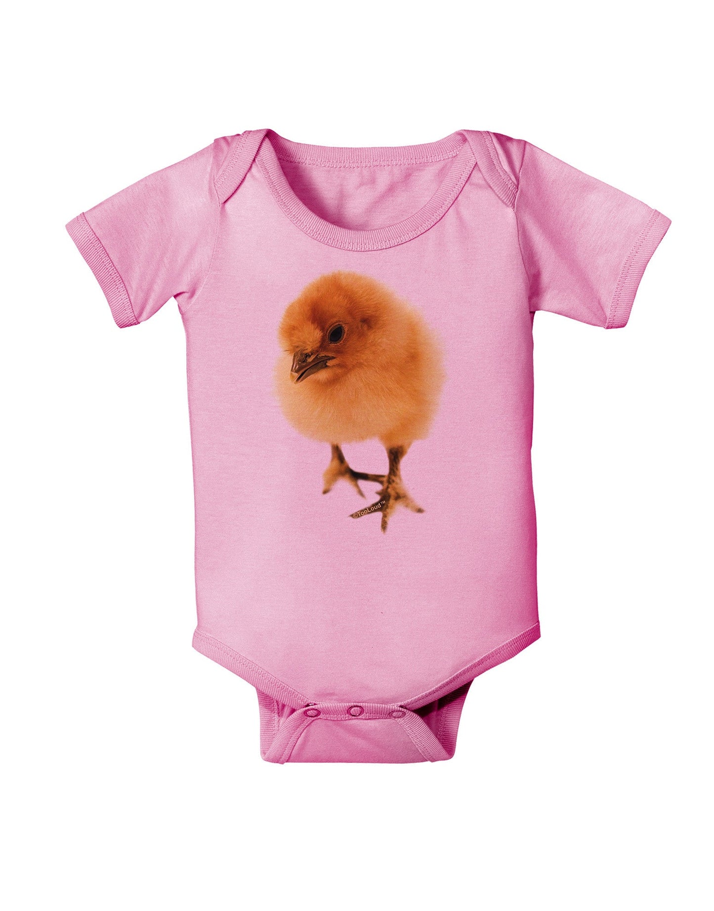 Fluffy Chick Baby Romper Bodysuit-Baby Romper-TooLoud-Pink-06-Months-Davson Sales
