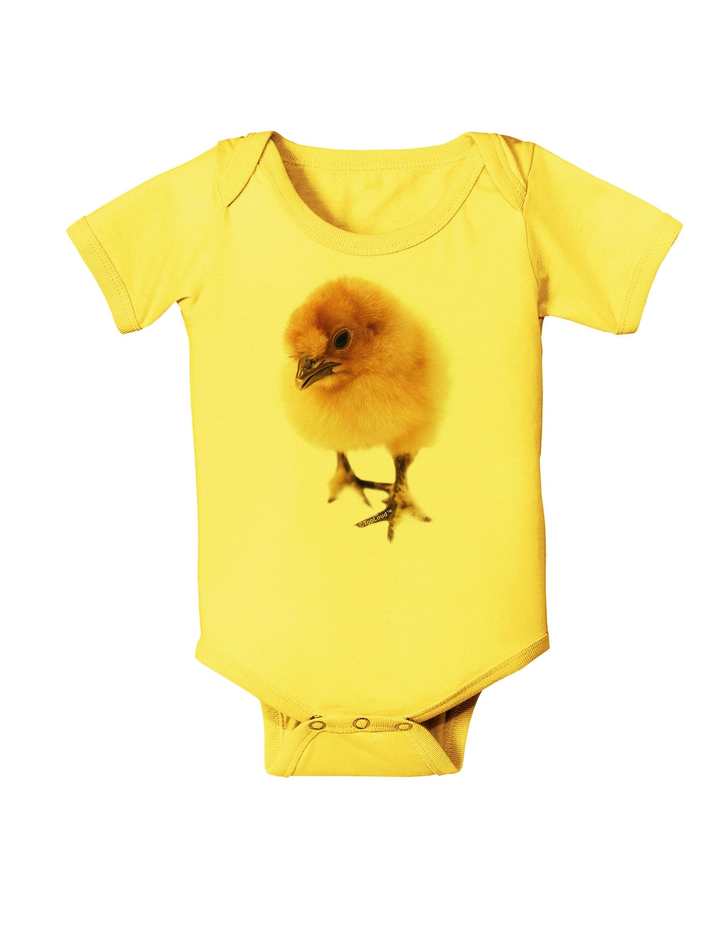 Fluffy Chick Baby Romper Bodysuit-Baby Romper-TooLoud-Yellow-06-Months-Davson Sales