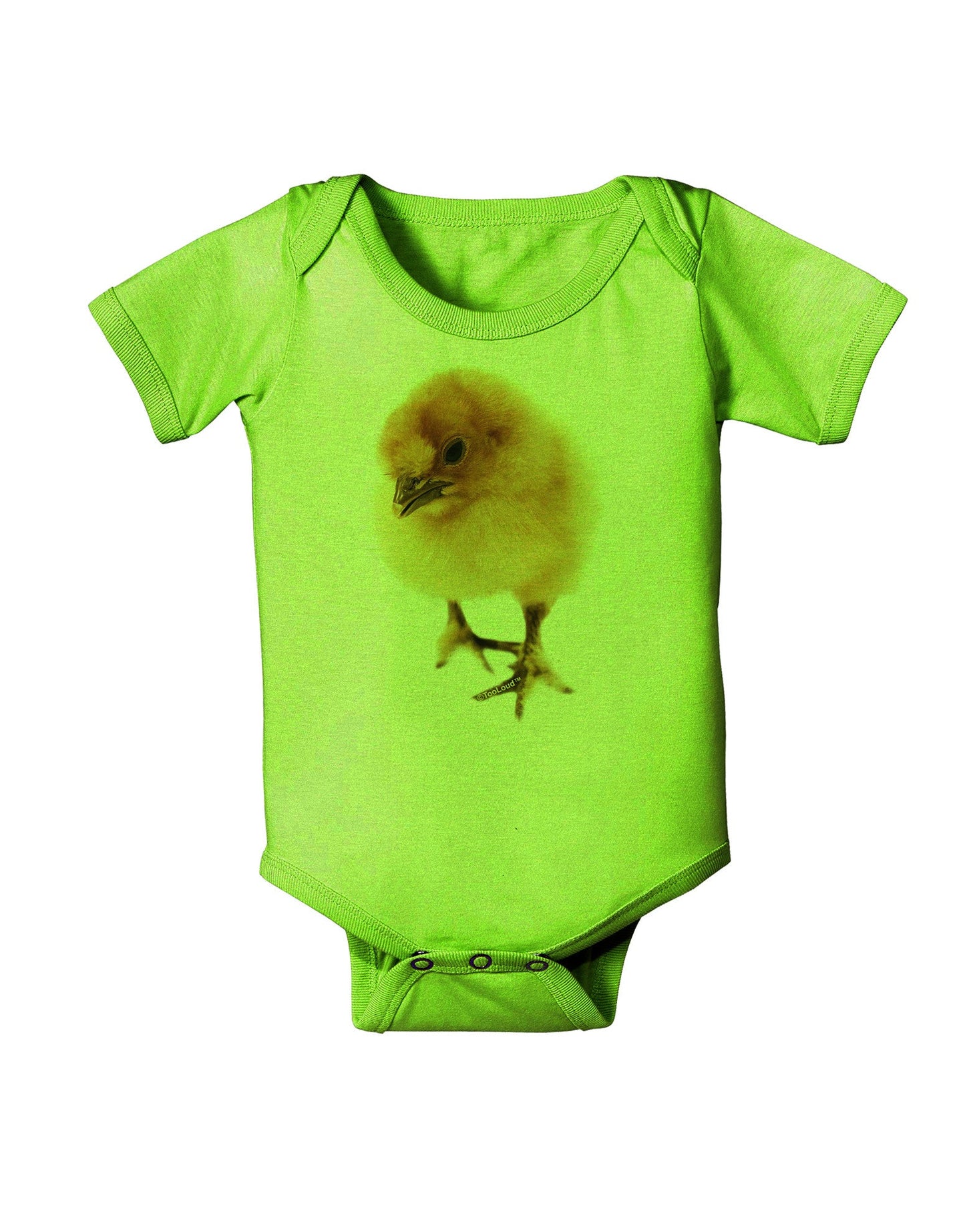 Fluffy Chick Baby Romper Bodysuit-Baby Romper-TooLoud-Lime-06-Months-Davson Sales