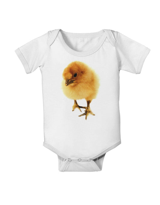 Fluffy Chick Baby Romper Bodysuit-Baby Romper-TooLoud-White-06-Months-Davson Sales