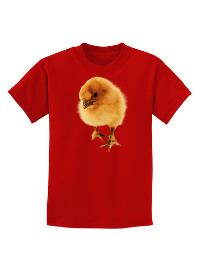 Fluffy Chick Childrens Dark T-Shirt-Childrens T-Shirt-TooLoud-Red-X-Small-Davson Sales