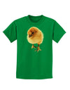 Fluffy Chick Childrens Dark T-Shirt-Childrens T-Shirt-TooLoud-Kelly-Green-X-Small-Davson Sales