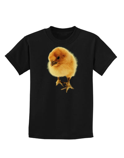 Fluffy Chick Childrens Dark T-Shirt-Childrens T-Shirt-TooLoud-Black-X-Small-Davson Sales