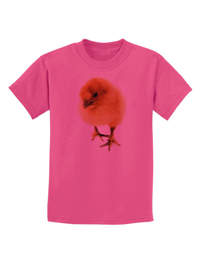 Fluffy Chick Childrens T-Shirt-Childrens T-Shirt-TooLoud-Sangria-X-Small-Davson Sales