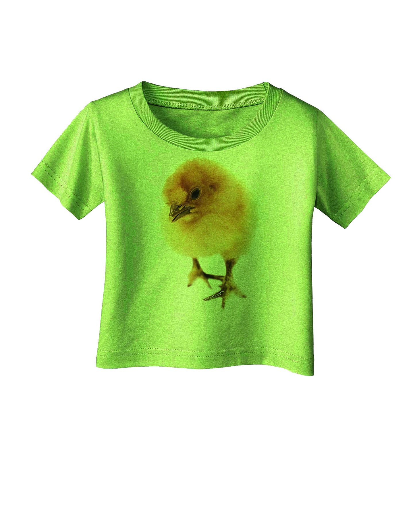 Fluffy Chick Infant T-Shirt-Infant T-Shirt-TooLoud-Lime-Green-06-Months-Davson Sales
