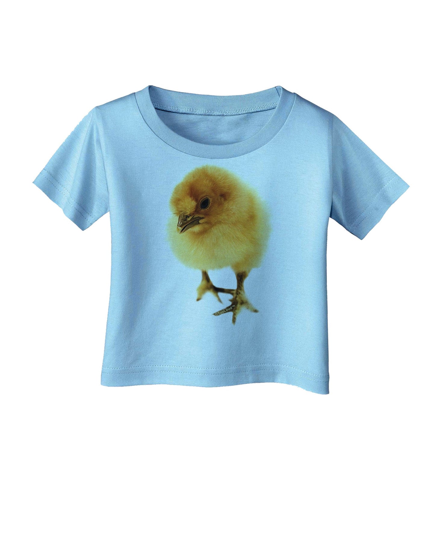 Fluffy Chick Infant T-Shirt-Infant T-Shirt-TooLoud-Aquatic-Blue-06-Months-Davson Sales