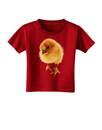 Fluffy Chick Toddler T-Shirt Dark-Toddler T-Shirt-TooLoud-Red-2T-Davson Sales