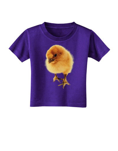 Fluffy Chick Toddler T-Shirt Dark-Toddler T-Shirt-TooLoud-Purple-2T-Davson Sales