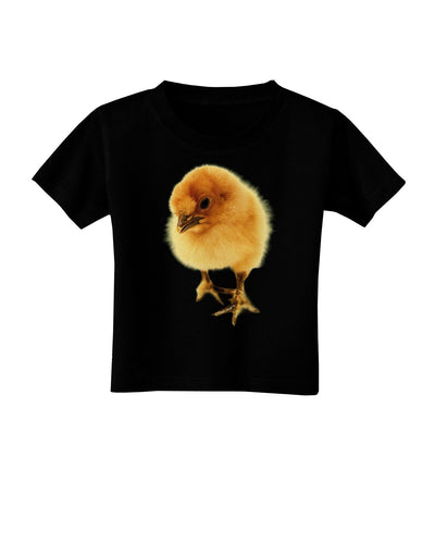 Fluffy Chick Toddler T-Shirt Dark-Toddler T-Shirt-TooLoud-Black-2T-Davson Sales