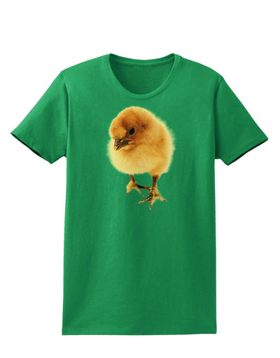 Fluffy Chick Womens Dark T-Shirt-TooLoud-Kelly-Green-X-Small-Davson Sales