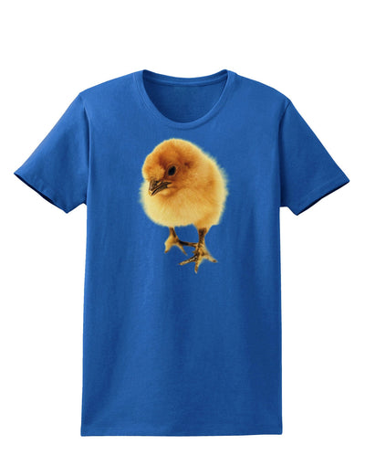 Fluffy Chick Womens Dark T-Shirt-TooLoud-Royal-Blue-X-Small-Davson Sales