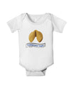 Follow Your Heart Fortune Baby Romper Bodysuit-Baby Romper-TooLoud-White-06-Months-Davson Sales