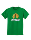 Follow Your Heart Fortune Childrens Dark T-Shirt-Childrens T-Shirt-TooLoud-Kelly-Green-X-Small-Davson Sales